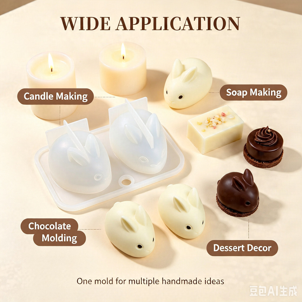 Forma silikonowa 3D Mini Króli – Candle Making Tutorial recenzja i cena