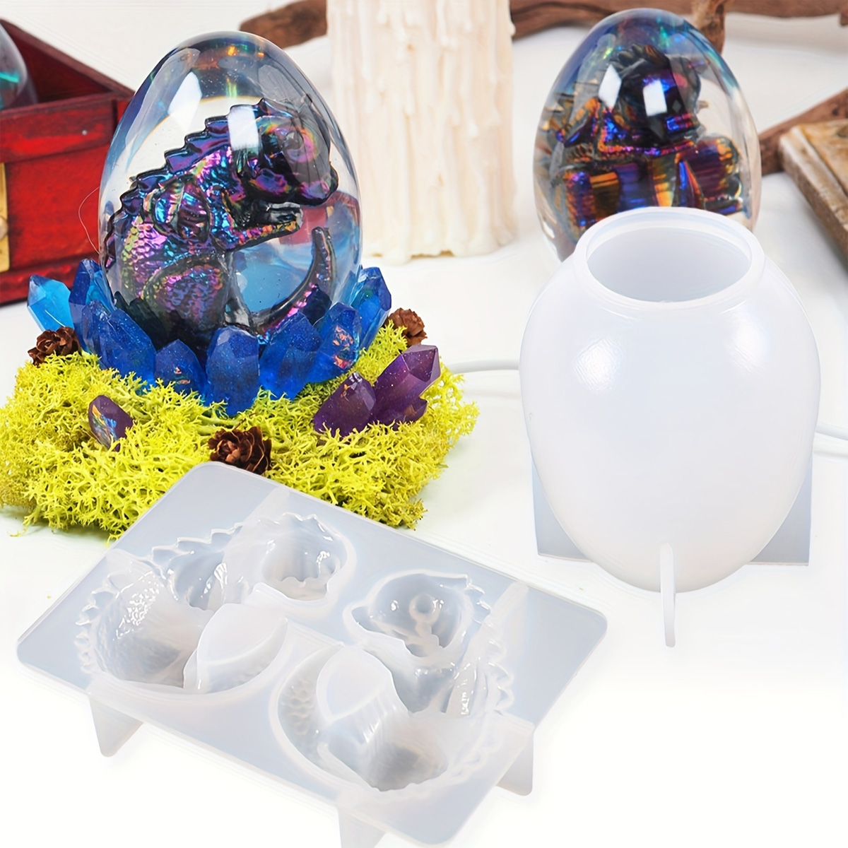 Formy silikonowe na jajka smoc – Candle Making Kits recenzja i cena