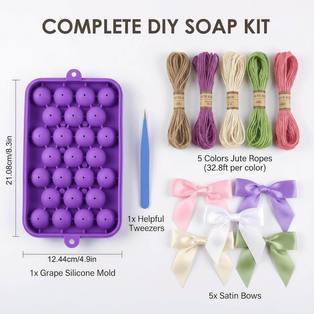 Forma do mydła w kształcie win – Candle Making Kits recenzja i cena